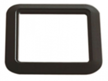 Variovac Blende schwarz RAL9005, 5 mm für Design Kunststoffsteckdose