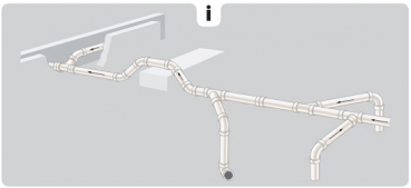 Variovac Plastic pipe strap DN50.8